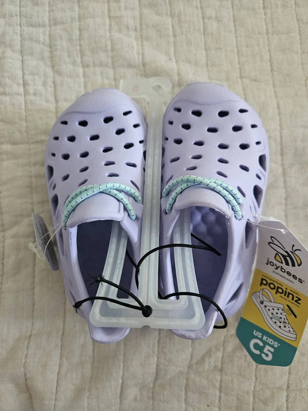 Joybees Kids' Lavender Popinz Slip-On Water Shoes